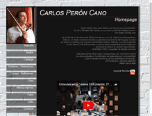 Tablet Screenshot of carlosperoncano.com